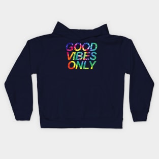 Rainbow Good Vibes Kids Hoodie